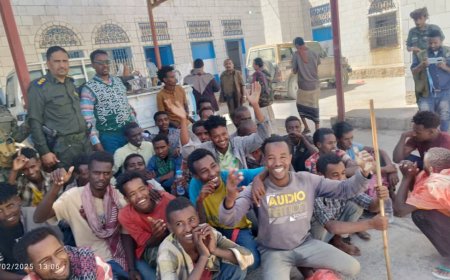 شرطة عتق تنجح في تحرير 41 مختطفًا من الجنسية الإثيوبية