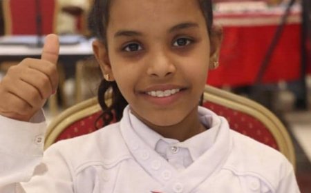 الطالبة فاطمة محمد سعيد من مديرية المحفد تحقق المركز الثاني عالميا في مسابقة الحساب الذهني عبر البث المباشر أونلاين