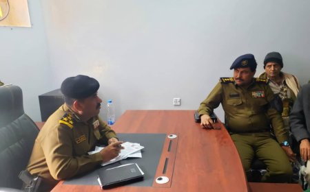 مدير عام شرطة شبوة يتفقد إدارة البحث الجنائي