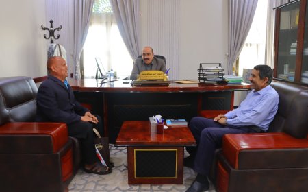 مدير تربية حضرموت الساحل يلتقي رئيس اتحاد المعاقين بحضرموت