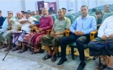 الغرفة التجارية الصناعية بلحج تعقد اللقاء الموسع لرجال المال والأعمال لسنة 2025 م