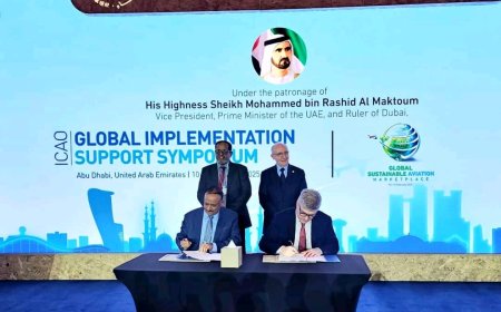وزير النقل يشارك في المنتدى العالمي للدعم التنفيذي لاستدامة الطيران المدني الدولي ويوقع إتفاقية مع منظمة الطيران الدولية لدعم قطاع الطيران في بلادنا