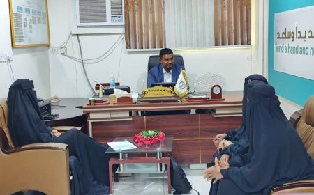 وفد من جمعيات المجتمع المدني في محافظة أبين يزور مؤسسة سواعد الخير الإنسانية لمناقشة المشاريع الرمضانية للعام 1446هـ