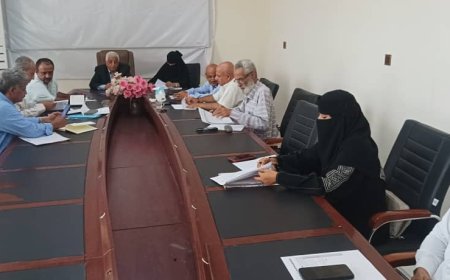 مجلس جامعة لحج يعقد دورته الأولى لشهر يناير 2025م 