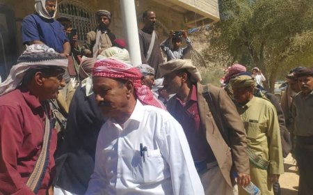 الشيخ لحمر ينجح في حل نزاع قبلي بمديرية جردان