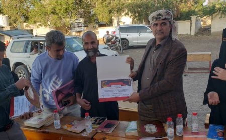 انتقالي أبين يقيم مبادرة "أبين تقرأ" لتعزيز الوعي الثقافي لدى المرأة في منطقة الدرجاج