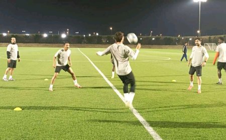 أهلي صنعاء يواصل تدريباته في معسكرة الخارجي بالدوحة استعداداً لاخر مبارياته في كأس بطولة ابطال كأس الخليج