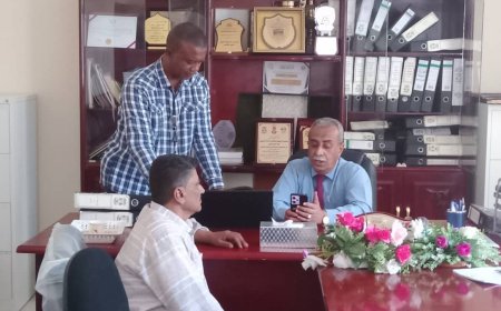 رئيس جامعة أبين يلتقي القائم بأعمال رئيس منسقية الجامعة