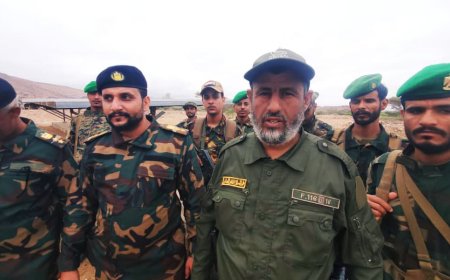 العميد طلال الكلدي يثمن زيارة رئيس لجنة الدمج والهيكلة للقوات الجنوبية لمعسكر قوات الطوارئ بدلتا أبين