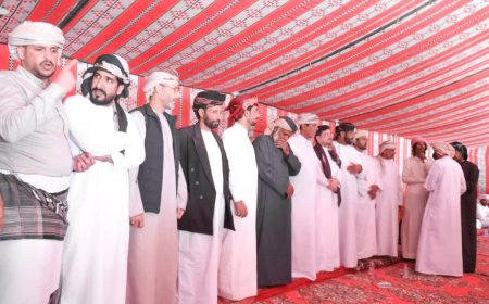 بن عفرار يصل منطقة أثوب لحضور اختتام مهرجان شباب الغد للمحالبة والمزاينة في المهرة