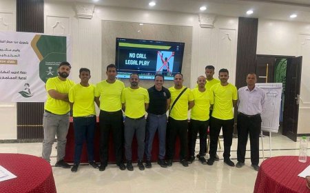 الإتحاد اليمني لكرة السلة يستكمل ورشة العمل للحكام المشاركين في إدارة مباريات المرحلة النهائية للدوري العام لأندية الدرجة الأولى