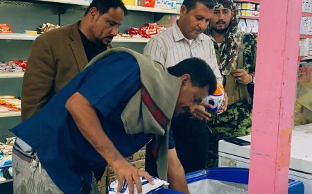 الإصحاح البيئي بساحل حضرموت مع أشغال بروم ميفع يضبطان مخالفات صحية بالمديرية