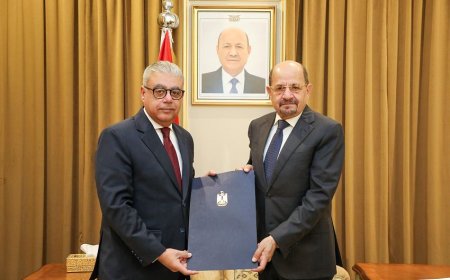 وزير الخارجية يتسلم نسخة من أوراق اعتماد السفير المصري