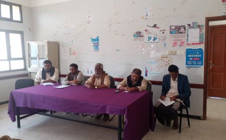 بحضور مدير عام ميفعة.. مكتب التربية والتعليم يعقد اجتماعًا لمدراء مدارس المديرية