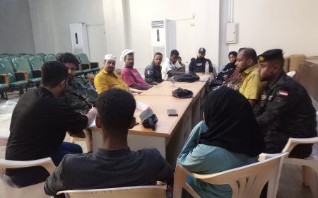 إدارة مكافحة المخدرات بأمن لحج تعقد اجتماعًا لمناقشة فيلم توعوي حول آفة المخدرات