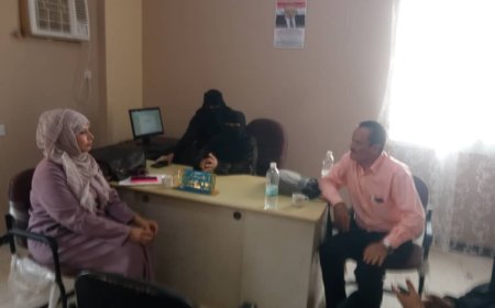 غانم يلتقي بفريق مؤسسة التنمية المستدامة SDF ويبحث سُبُل تدخلاتها بقرى منطقة القيفي بكرش