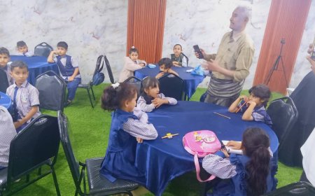 أبين .. طلاب مدارس النهضة الأهلية بمدينة جعار يخوضون منافسات التأهل لأولمبياد الرياضيات العالمية بباريس