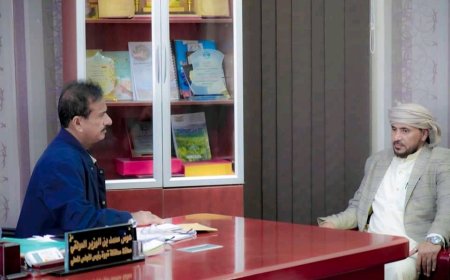 المحافظ بن الوزير يوجه باعتماد إنشاء مركز إنزال سمكي في منطقة جلعه، رضوم