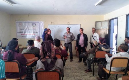 135 متدرب في الضالع يخوضون دورات تدريبية ضمن مشروع القدرة على الصمود