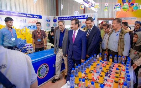 المحافظ بن الوزير يفتتح المعرض الرمضاني الرابع بمحافظة شبوة