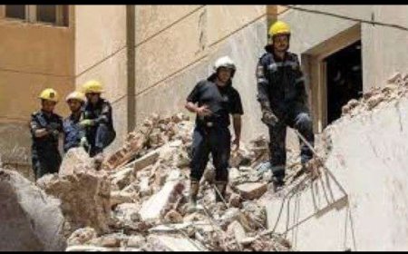 انهيار مبنى في القاهرة المصرية يسفر عن 10 قتلى