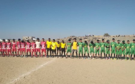 التومي والداؤودي يشهدان مباراة في ربع نهائي بطولة شهداء المقاومة الجنوبية بمديرية الحد