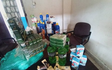 مكتب الأشغال بزنجبار يضبط عدد من المخالفات الصحية بعدد من المحلات التجارية بالمدينة