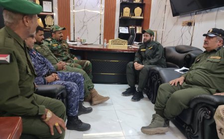 تعزيزًا للتنسيق الأمني المشترك.. مدير أمن لحج يستقبل قائد حزام طوق عدن