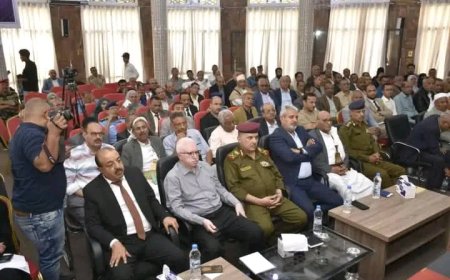 مدير عام الوازعية يحضر اللقاء الموسع بتعز لمناقشة تقارير الموارد والانفاق وخطط الأداء للعام 2025م للمحافظة 