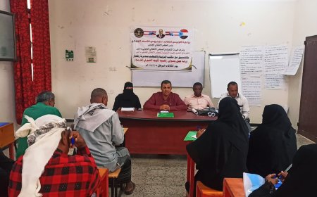 انتقالي أبين ينظم ورشة تدريبية حول دور الموجه المقيم في المدارس