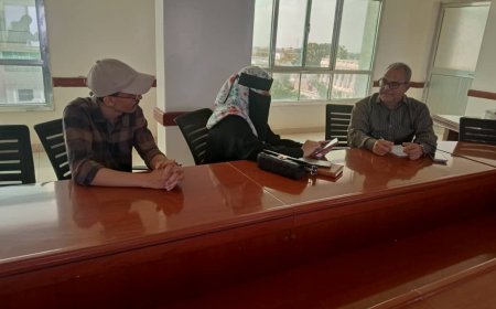 نائب مدير عام مكتب الصحة العامة والسكان بلحج يلتقي بمنظمة يونبس