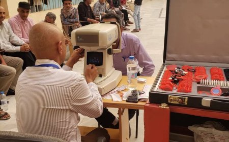 جامعة تعز.. التعليم المستمر يطلق حملة للحد من الإعاقة البصرية بالتعاون مع المركز الأوروبي للنظارات والسمعيات.