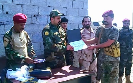 العميد ناجي اليهري يختتم تكريم أفراد نقاط حزام الطوق في المنافذ البرية للعاصمة عدن