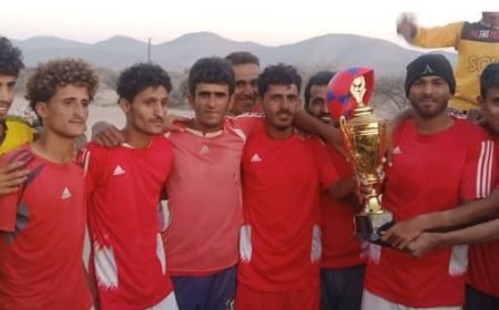 العواصف بطلاً للبطولة التنشيطة بحبيل المسجد بالوضيع