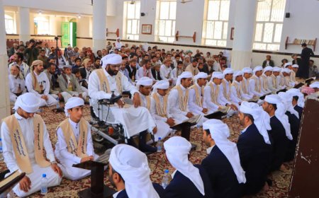 مأرب: 21 طالباً من مركز النسيم العلمي يتمّون حفظ القرآن الكريم