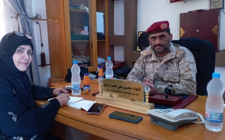 في حوارصحفي  مع اللواء محسن علي ناصر مرصع قائد محور الغيضه قائد لواء الشرطه العسكريه المهره  ..  اللواء مرصع: بناء الثقة مع المواطن هو خط الدفاع الأول