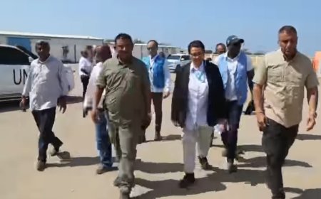 البعثة الأممية تزور الخوخة وتشيد بجهود السلطة المحلية