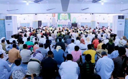 بحضور وكيل قطاع الإرشاد.. افتتاح جامع بر الوالدين الرابع وتكريم 212 حافظًا ومجازًا وداعية بمدينة المكلا