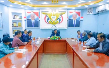 المحافظ بن الوزير يؤكد استمرار دعم السلطة المحلية لجامعة شبوة