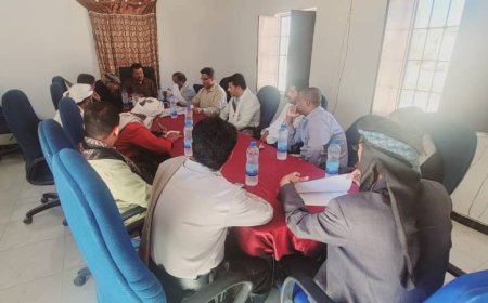 المكتب التنفيذي رضوم شبوة يناقش تقرير نشاط مكتب الزراعة وبعض المستجدات في دورته الاعتيادية