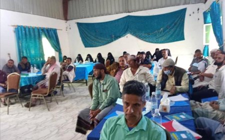 منظمة البحث عن أرضية مشتركة تختتم دورة تدريبية للوسطاء المحليين في الضالع لتعزيز التماسك الاجتماعي