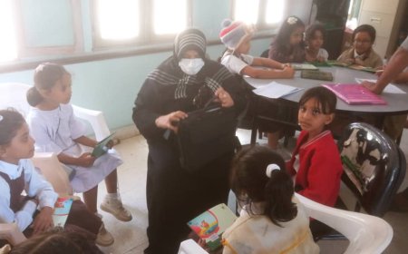 مشرف وزارة التربية أشراق حنبله تتابع سير برنامج القراءة الإثرائية في مدارس مودية