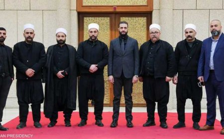 بعد تصريحات نتنياهو.. الشرع يجتمع بوجهاء "الطائفة الدرزية"