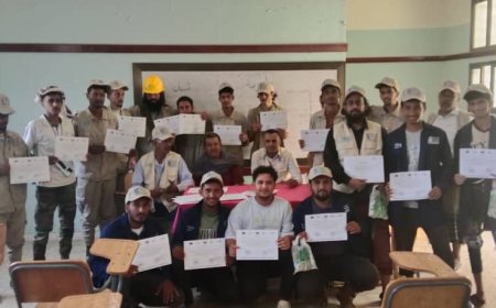 الصندوق الاجتماعي للتنمية يحتفل باختتام مشروع التلمذة المهنية في مديرية لودر بمحافظة أبين