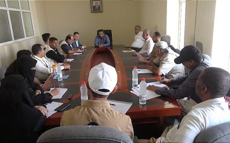 محافظ أبين يلتقي بممثلي المنظمات العاملة في المحافظة