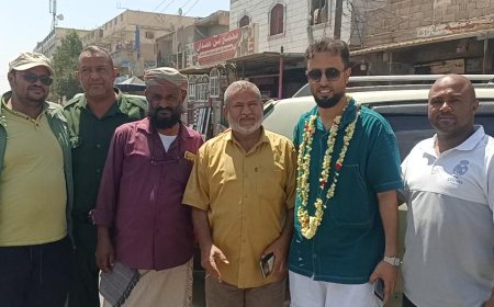 مستشار وزير الشباب والرياضة يزور نادي الحبيلين الرياضي