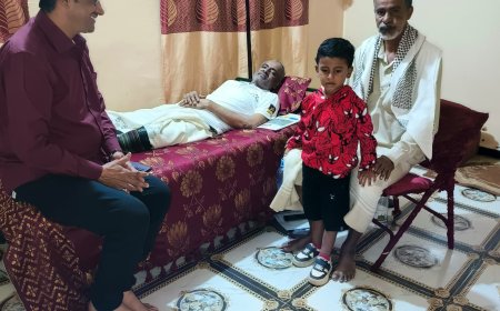 العولقي يطمئن على صحة الناشط الجنوبي نيراد العسيري