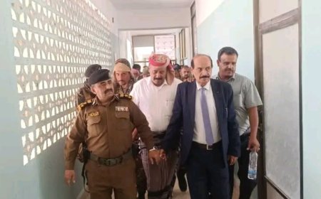 بتوجيهات المحافظ بن الوزير.. الوكيل الدغاري يتفقد أوضاع مديرية جردان