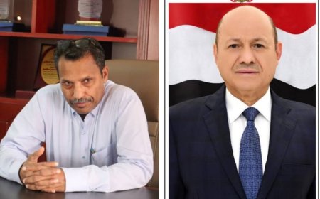 محافظ ابين يهنئ فخامة رئيس مجلس القيادة الرئاسي بمناسبة حلول شهر رمضان المبارك