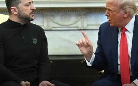 ترمب يهين الرئيس الاوكراني في البيت الابيض امام وسائل الاعلام